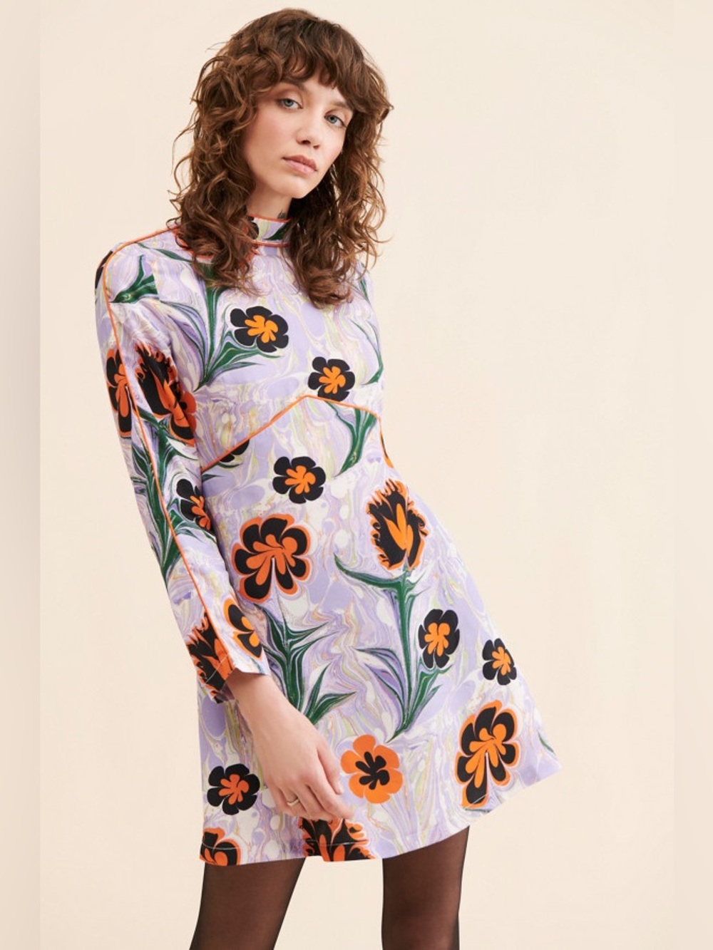 Potens High-Neck Mini Dress NWT